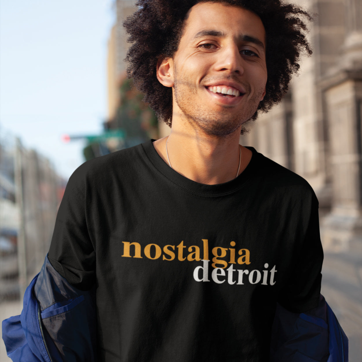 Nostalgia Detroit Women's Logo T-shirt