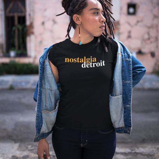 Nostalgia Detroit Women's Logo T-shirt