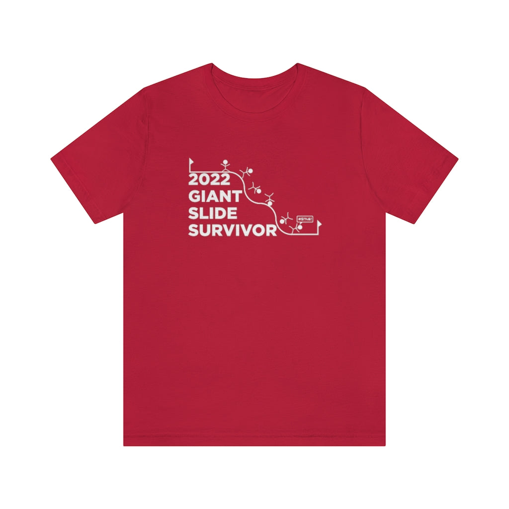 giant slide detroit survivor belle isle red t-shirt