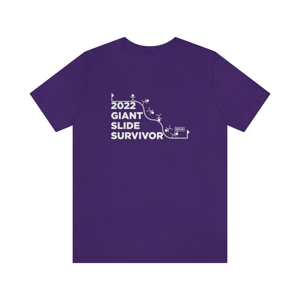 giant slide detroit survivor belle isle purple t-shirt