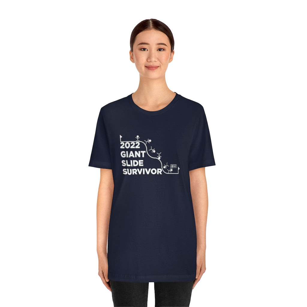 giant slide detroit survivor belle isle navy women's t-shirt